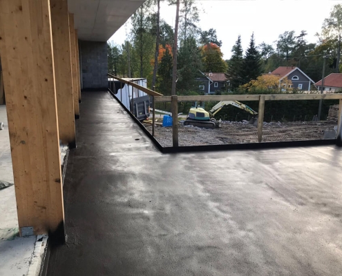 Waterproofing roofterrace