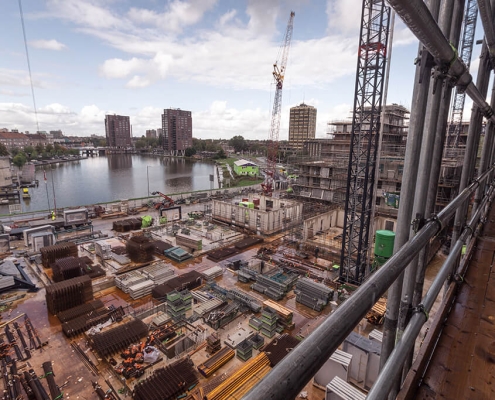 Airtight sealing construction site